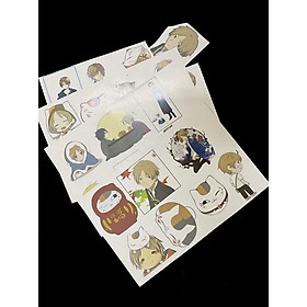 Bộ hình dán - sticker anime Natsume's Book of Friends - Natsume Yuujinchou - Hữu nhân sổ