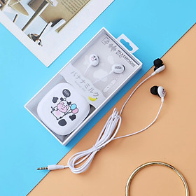 Mua Bộ Tai Nghe Và Hộp Đựng Hình Chú Bò Cute - Có Micro Đàm Thoại - Mẫu K