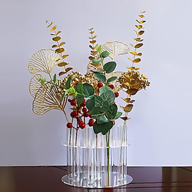 Plant Holder Centerpiece Flower Vase for Home Living Room Desktop