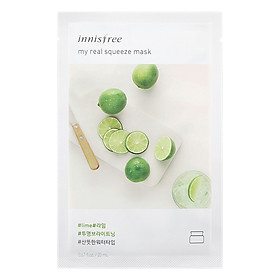 Mặt Nạ Giấy Làm Sáng Da Từ Chanh Innisfree My Real Squeeze Mask - Lime (20ml)