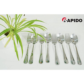 Mua Bộ thìa dĩa Santo Rapido 12 món thìa và dĩa inox 304 sang trọng