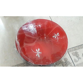 Mua Hộp mứt tròn 4 ngăn cẩn chuồn màu đỏ  MNV-HMTBL017/1