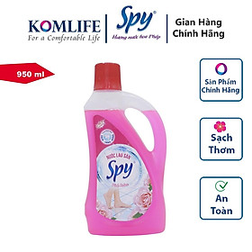 Nước lau sàn SPY 950 ml màu Hồng Blossom thư giãn thoải mái khử mùi hôi