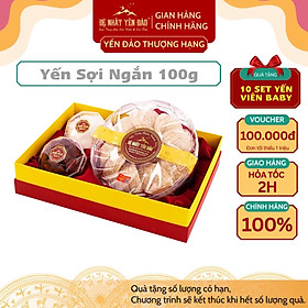 [TOP SALES] Yến Khánh Hòa - Yến Sợi Ngắn [Hộp 100g] - Đệ Nhất Yến Đảo -  Bồi Bổ Sức Khỏe - Phục Hồi Chức Năng Phổi - Phụ Nử Sau Sinh - Đẹp Da - Chống Lão Hóa - Kéo Dài Thanh Xuân - Hỗ Trợ Điều Trị Ung Thư -Tăng Cường Sinh Lý -Trí Nhớ - Cải Thiện Giấc Ngủ