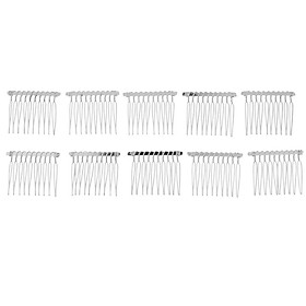Mua 12pcs Plastic Hair Comb Clip Hairclip Side Combs Pin Barrettes 9 x 5cm for Lady - Coffee tại Magideal Mua 12pcs Plastic Hair Comb Clip Hairclip Side Combs Pin Barrettes 9 x 5cm for Lady - Coffee tại Magideal