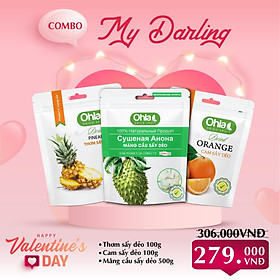 Combo My Darling - Thơm Sấy Dẻo 100g, Cam Sấy Dẻo 100g