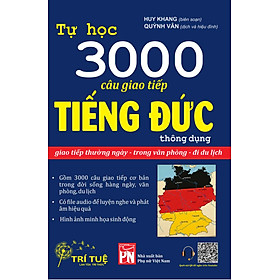 Sách - Tự Học 3000 Câu Giao Tiếp Tiếng Đức Thông Dụng