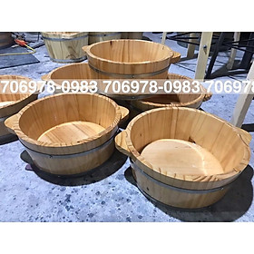 Mua Chậu gỗ ngâm tay-chân kết hợp làm Nail-rửa mặt(gỗ nhập loại 1)chậu đẹp  như hình ảnh