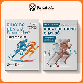 Hình ảnh Sách - Combo 2 cuốn Chạy bộ đến già + Khoa học trong chạy bộ [PANDABOOKS]