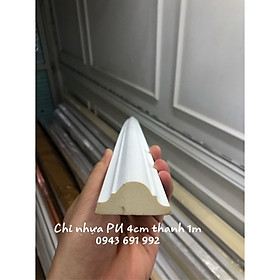 Mua Thanh phào nhựa PU thô rộng 4cm thanh dài 1m
