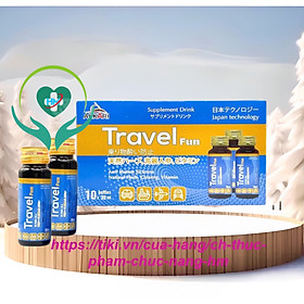Hộp 10 chai nước Say tàu xe Alkari Travel Fun, chai 30ml