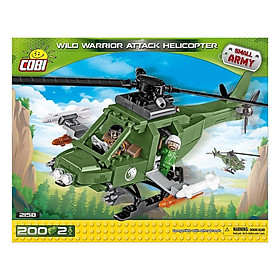 Bộ xếp hình trực thăng chiến đấu Cobi - 2158