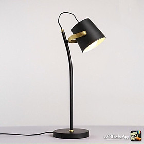 Mua Đèn để bàn tilde phong cách vintage màu đen ánh sáng vàng
