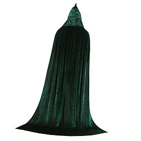 Halloween Cosplay Long Hooded Cloak Cape for Clubs Party Supplies Masquerade