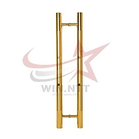 Mua Tay Inox Vàng Tròn Đốt (304) - Tay Nắm Cửa Kính Cường Lực  Cửa Nhôm