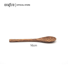 Bộ Muỗng, thìa, dĩa ONGTRE bằng gỗ Dừa tự nhiên thân thiện môi trường