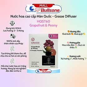 Nước Hoa Ô Tô Cao Cấp Bullsone Grasse Diffuser Grapefruit & Peony