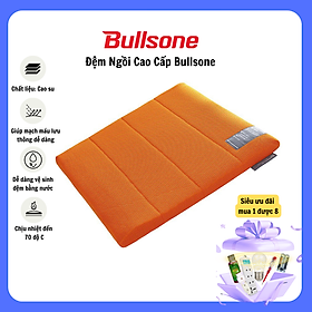 Đệm Ngồi xe hơi, văn phòng Cao Cấp Bullsone Size M - Màu Cam