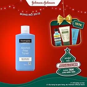 Nước hoa hồng không chứa cồn Neutrogena Alcohol Free Toner 150ml