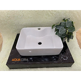 Mua Chậu rửa mặt đặt bàn màu trắng sứ - Lavabo đặt bàn