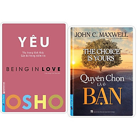 Sách - Combo OSHO Yêu + Quyền Chọn Là Ở Bạn - First News