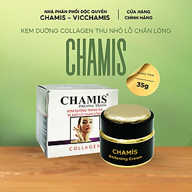 KEM DƯỠNG TRẮNG DA COLLAGEN CHAMIS THU NHỎ LỖ CHÂN LÔNG