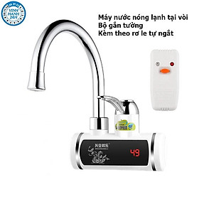 Mua Máy nước nóng lạnh trực tiếp tại vòi mini gắn chậu và gắn tường có vòi sen tắm