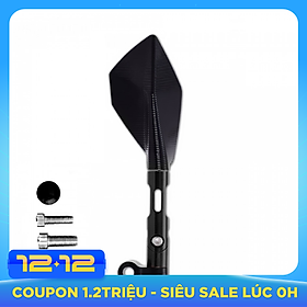 Gương chiếu hậu 5 cạnh có chân gập