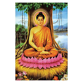 Tranh Phật Giáo Phật Thích Ca Mâu Ni 2041 (35 x 50 cm)