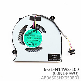 6-31-N13WS-101 CPU Fan For Clevo N130WU N131WU N140WU N141WU Cpu Cooling Fan 4Pin