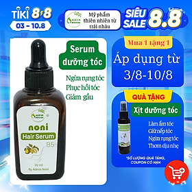 Serum dưỡng tóc Trái nhàu – Noni Hair Serum 50 ml - Phục hồi tóc hư tổn; Kích thích mọc tóc, giảm tóc gãy rụng; Giảm gàu, ngứa