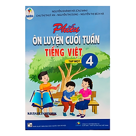 Hình ảnh sách Sách - phiếu ôn luyện cuối tuần tiếng việt 4 - tập 1 ( cánh diều )