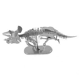 Mô Hình Lắp Ráp 3d Hóa Thạch Khủng Long 3 Sừng Triceratops