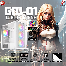 Mua CASE MAGIC GM-01 CÓ SẮN 4 FAN (MATX) - Hàng chính hãng
