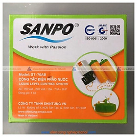 Phao điện tự động Sanpo combo 5 quả Loại Công Tắc Dây Dù Trơn