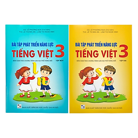 Sách Combo Bài tập phát triển năng lực Tiếng Việt 3 Tập 1 +2 (KẾT NỐI)