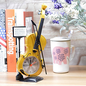 Mua Đồng hồ báo thức để bàn trang trí hình cây đàn Violin