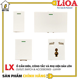 Module Ổ Cắm Công Tắc Âm Tường LiOA Luxury Series