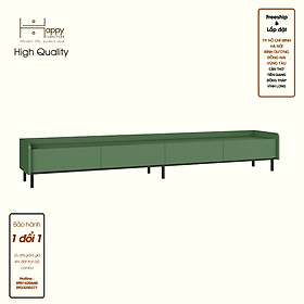 [Happy Home Furniture] LAVIA, Kệ TV 4 ngăn kéo - chân sắt, 220cm x 40cm x 34cm ( DxRxC), KTV_045