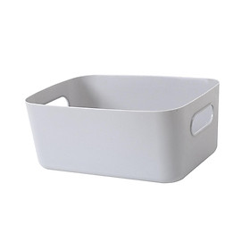 Desktop Storage Basket Stackable Vanity Storage Bin for Home Closet Bathroom