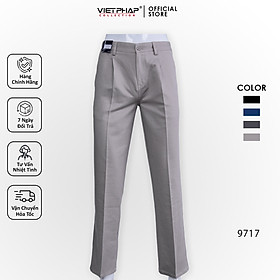 Quần Kaki Nam Có Ly VIỆT PHÁP / Hoạ Tiết Chìm Cao Cấp 9717