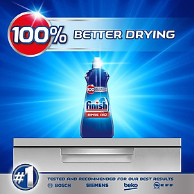 Nước làm bóng và khô chén, đĩa Finish Dishwasher Shine & Dry Regular 400ml PTT017391