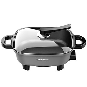 Nồi lẩu điện đa năng Liven DHG-558 dung tích 5.5 lít công suất 1650W Hàng Chính Hãng