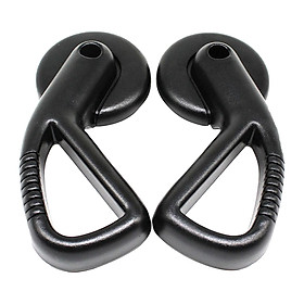 2x Vehicle Seat Handle Adjuster Knob Lever, 9638799977 890586 Black Left Right, for 206 207 C2 Easy Installation
