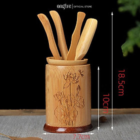 Mua Bộ dụng cụ pha trà bằng tre phong cách cổ trang - ONGTRE