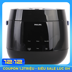 Nồi Cơm Điện Tử Philips HD3060 (0.7L) - Đen - Hàng chính hãng