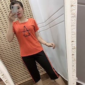 Đồ Bộ Thun Quần Lửng Phối Viền