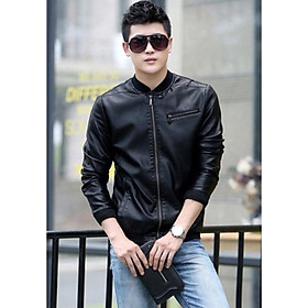 Áo khoác da 2 lớp cao cấp lót lông - KD09
