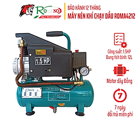 Máy Nén Khí Có Dầu Đầu Liền Romano ROMA-4212 (Bình 12L, 1.5HP)