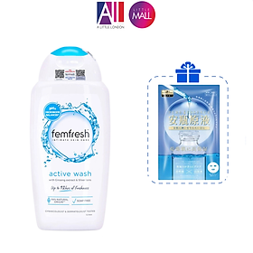Dung dịch vệ sinh phụ nữ Femfresh 250ml TẶNG 3 mặt nạ Sexylook (Nhập Khẩu)